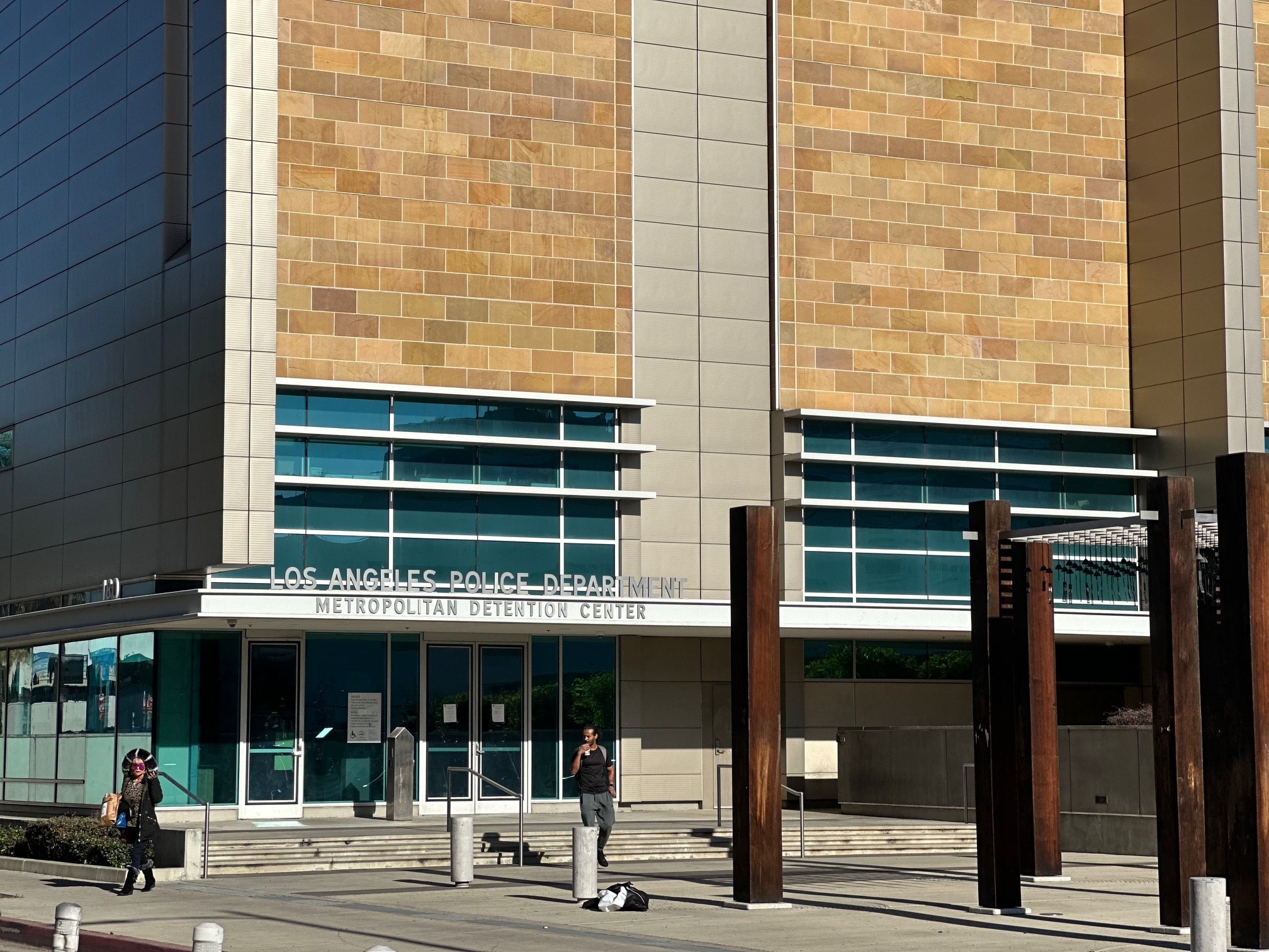 LAPD Metropolitan Detention Center building facade