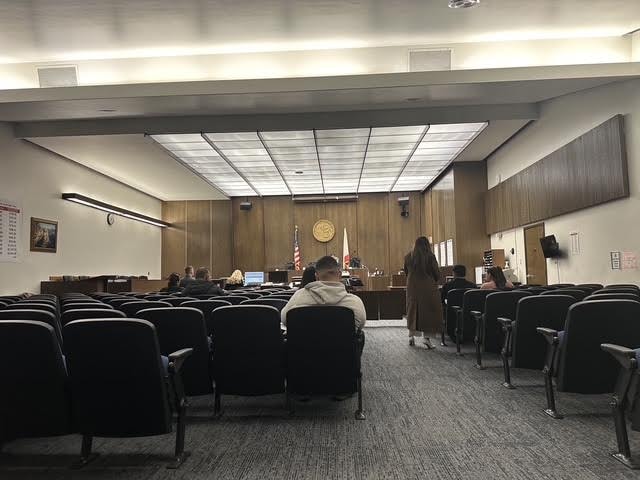 Courtroom inside the Santa Ana Central Justice Center